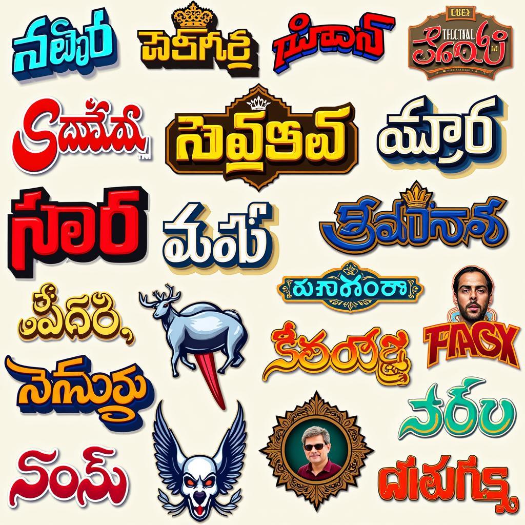 Telugu Movie Logo Design Elements