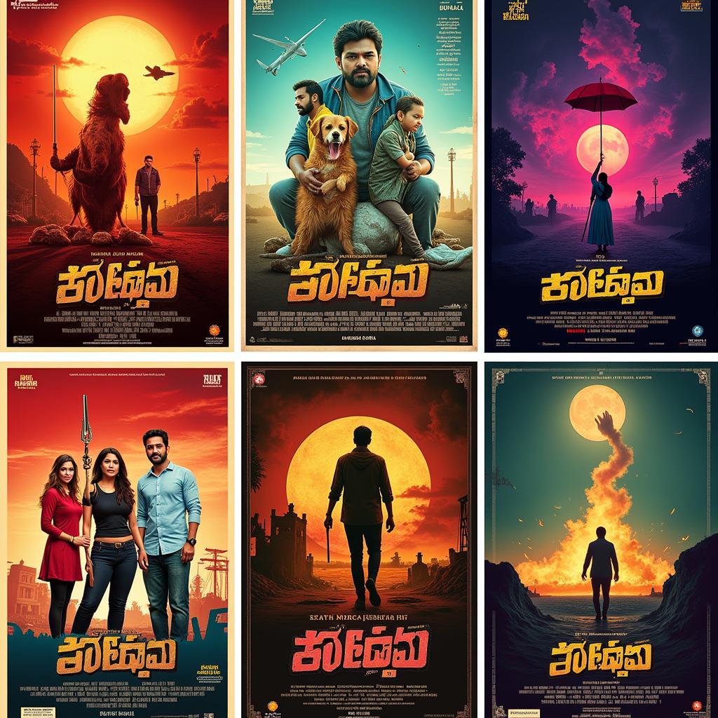 Artistic Telugu Movie Posters as Wallpapers