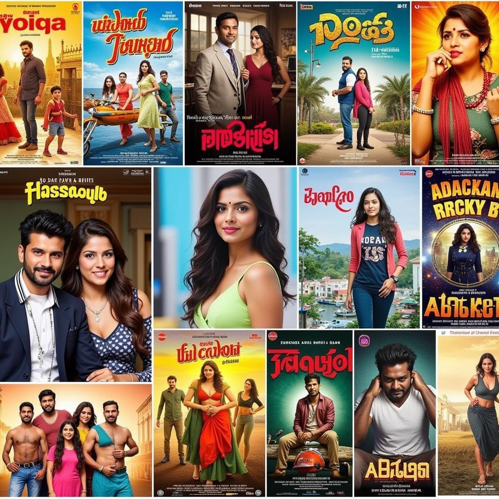 Top Kannada Movies 2023 Poster Collage