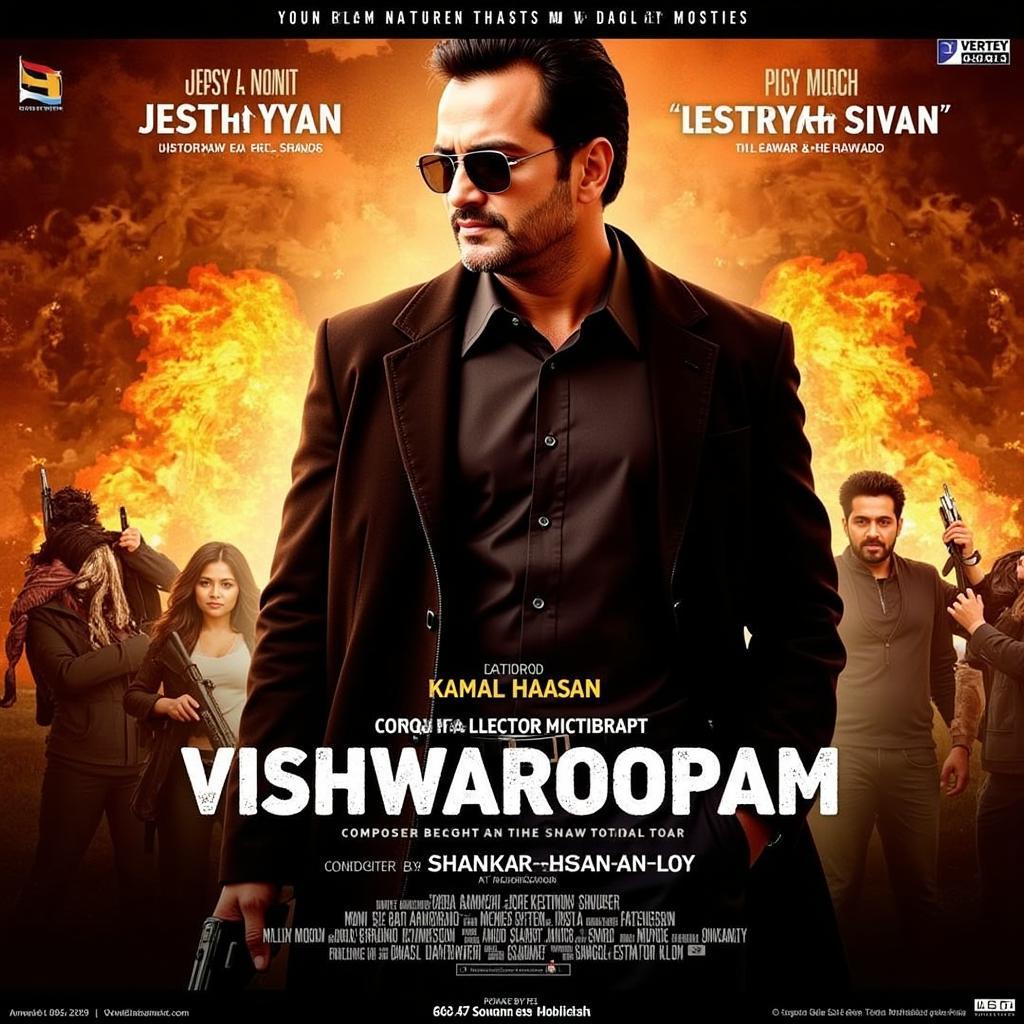 Vishwaroopam Movie Soundtrack Poster