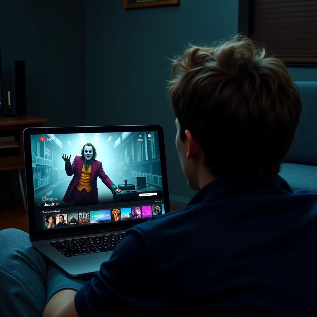 Watching Joker on a Streaming Platform