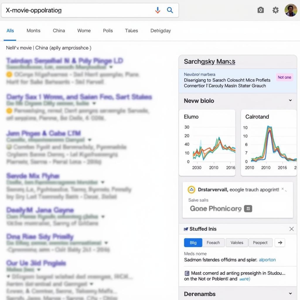 Analyzing Search Terms for "XX Movie China"