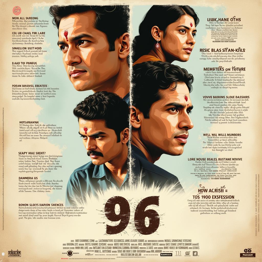 Symbolism in the 96 Movie Poster and its Impact on Tamil Cinema