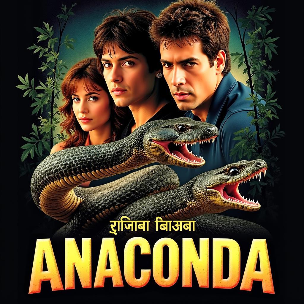 Anaconda 1997 Hindi Movie Poster