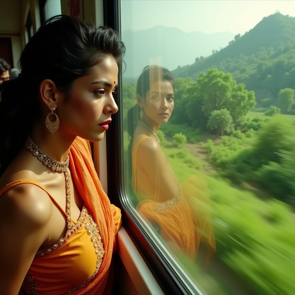 Chennai Express train scene showcasing the beauty of South India