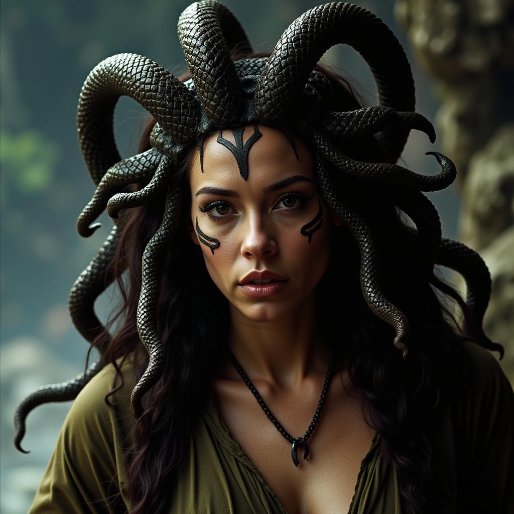 The Gorgon Medusa in Clash of the Titans