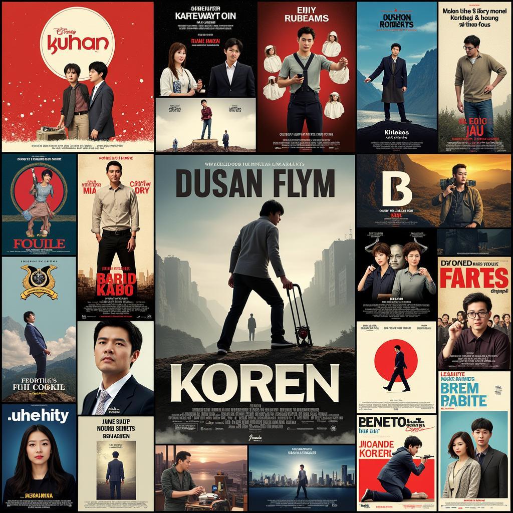 The diverse landscape of Korean cinema, showcasing different genres