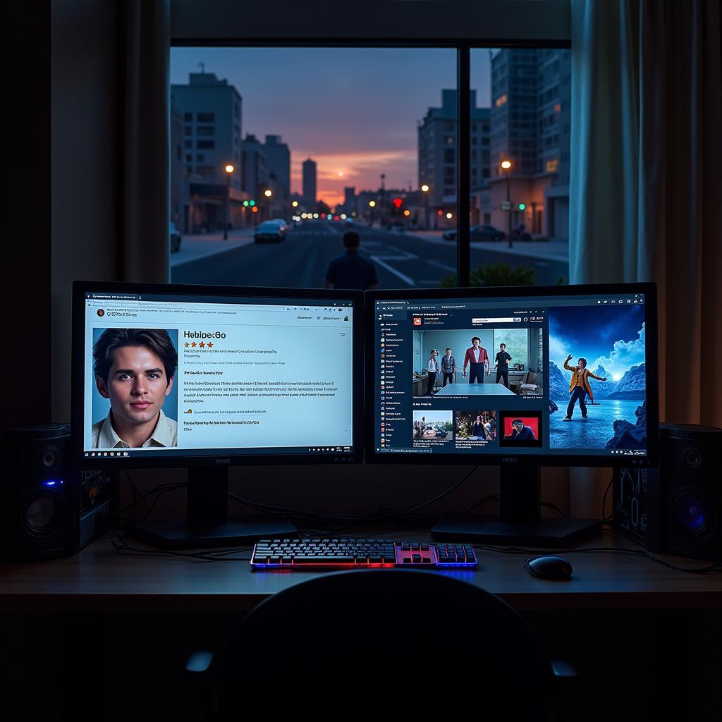 Dual Screen Movie Setup for Enhanced Experience