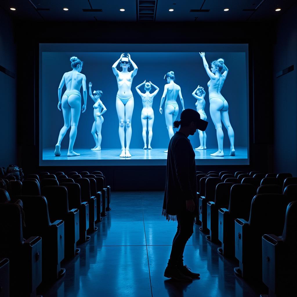 Exploring the potential of new technologies in showcasing nude dance