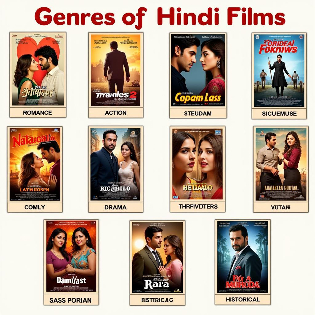 Diverse Genres of Hindi Movies