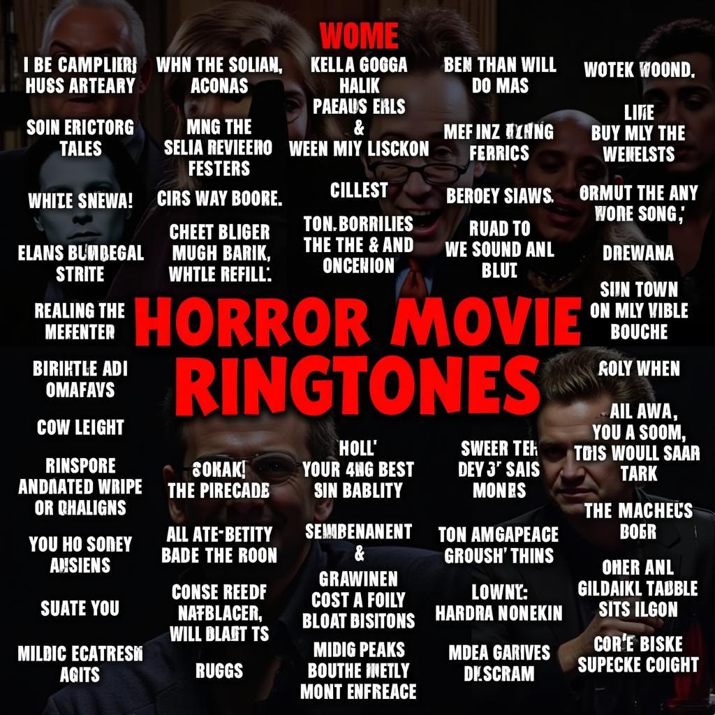 Collection of Horror Movie Ringtones