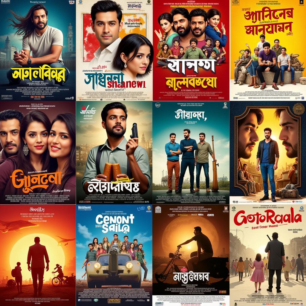 Bengali Cinema Poster Display