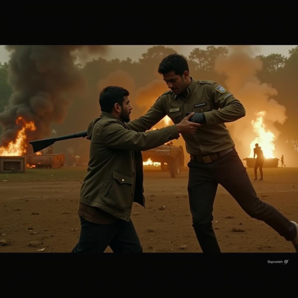 Jawaan Intense Action Scene