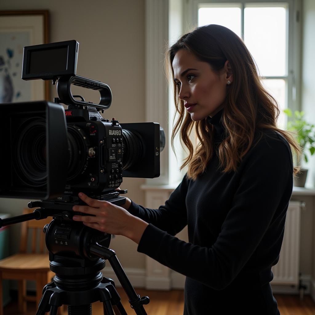 Jenaveve Jolie directing a film