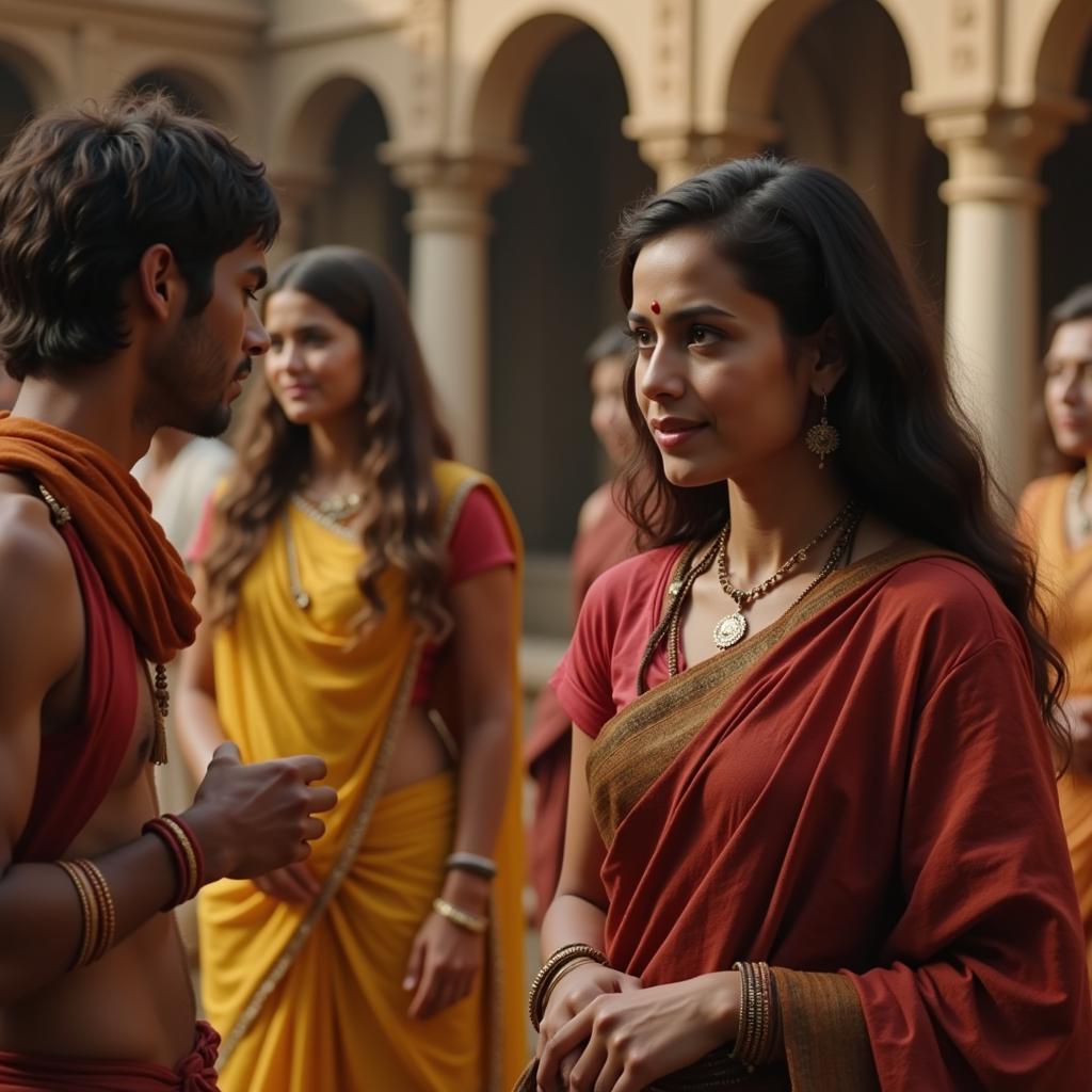 Kamasutra Movie Scene Depicting Ancient India