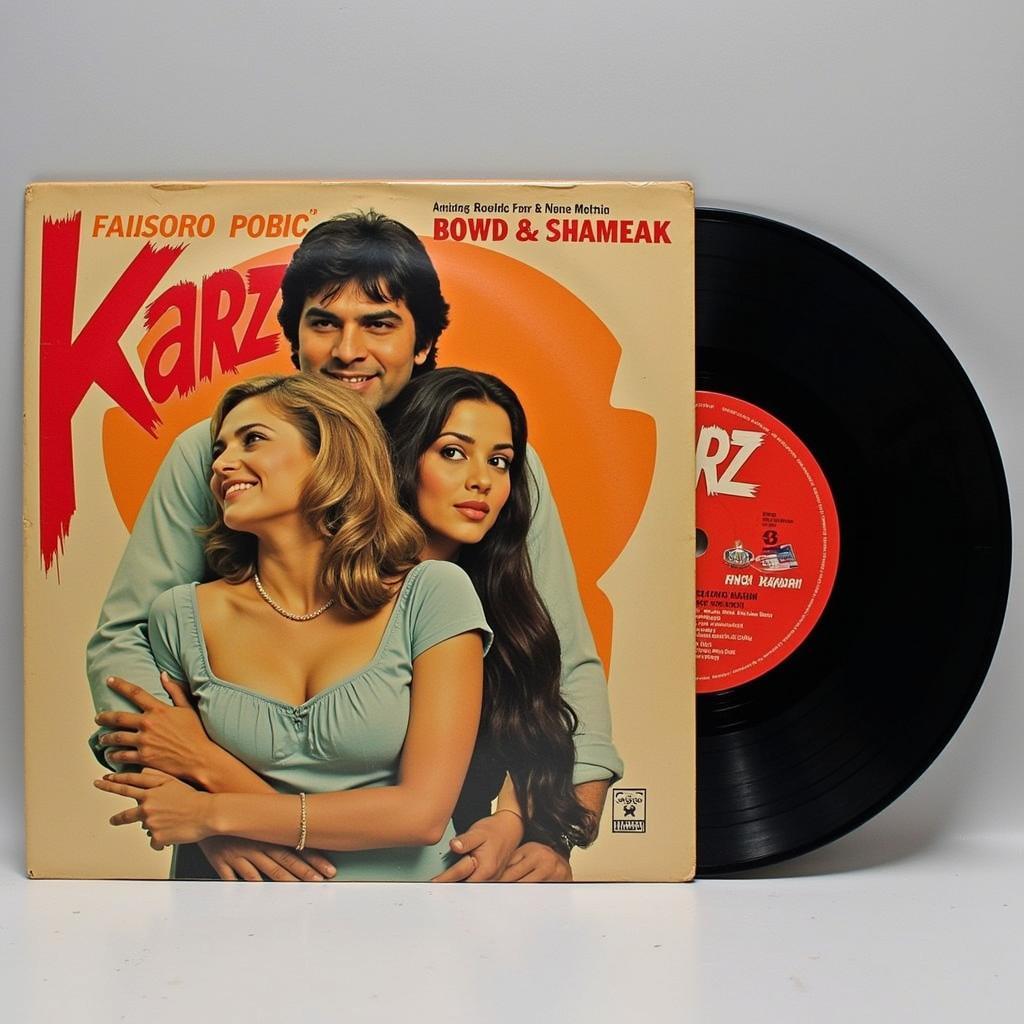 Vintage Karz Movie Soundtrack LP Record