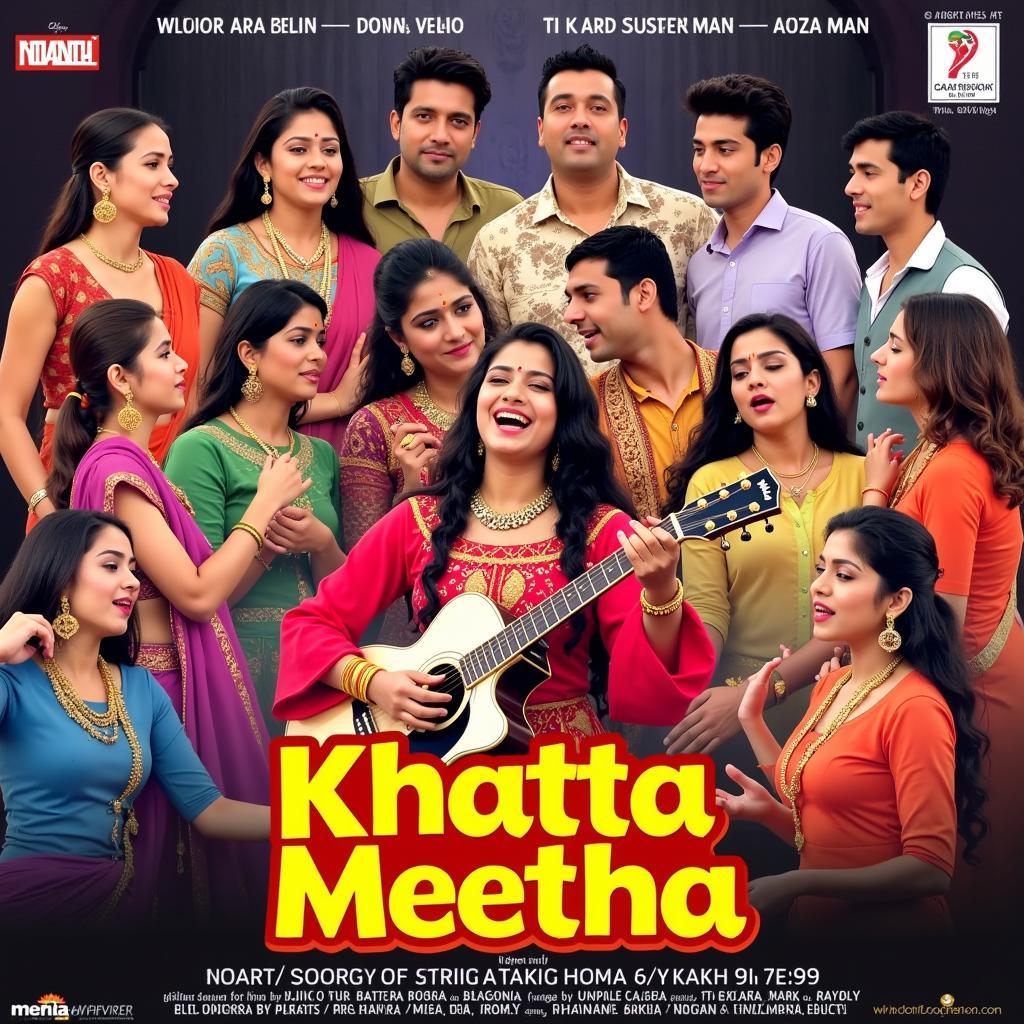 Khatta Meetha Movie Poster Music Scene