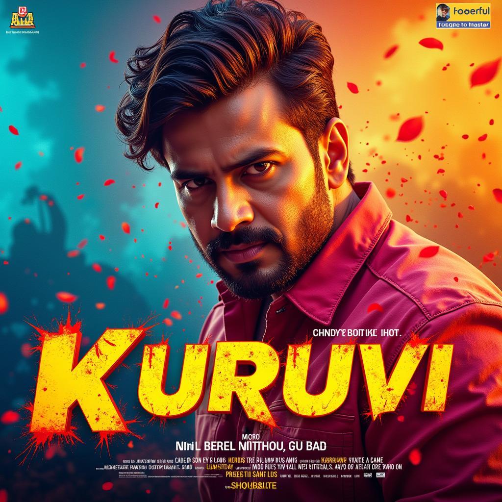 Kuruvi Movie Poster with Song Lyrics