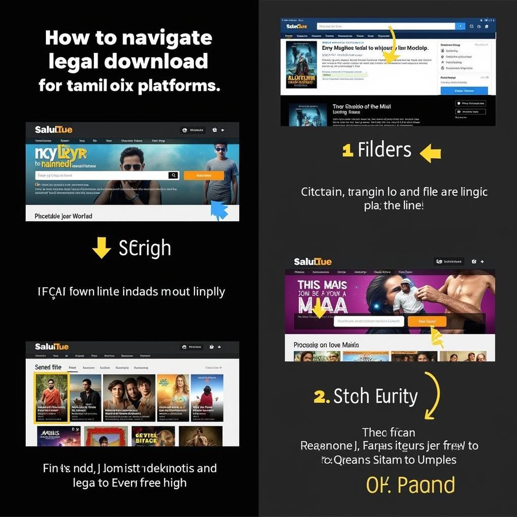 Legal Download Platforms Interface