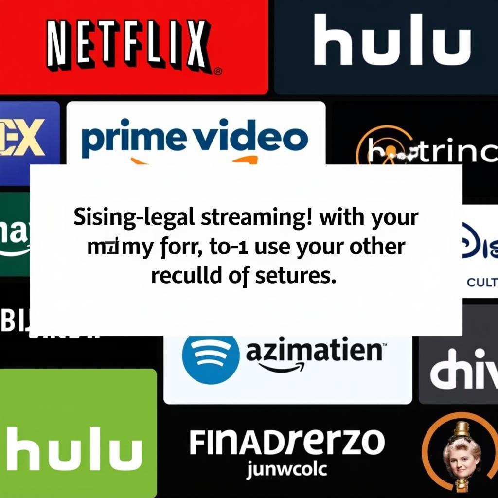 Legal streaming platforms for movies and TV shows