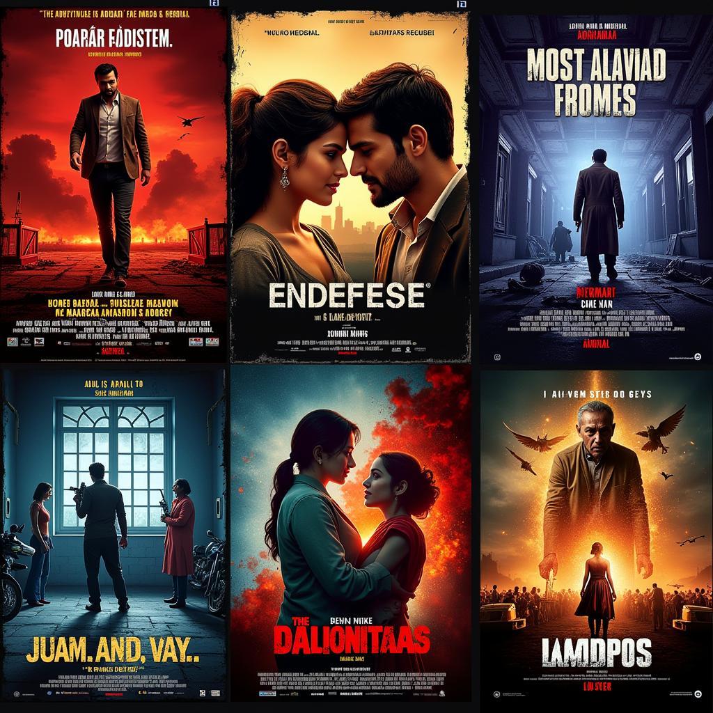 Movie Genre Posters Showcase