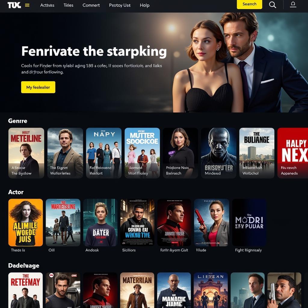 User-Friendly Movie Streaming Interface