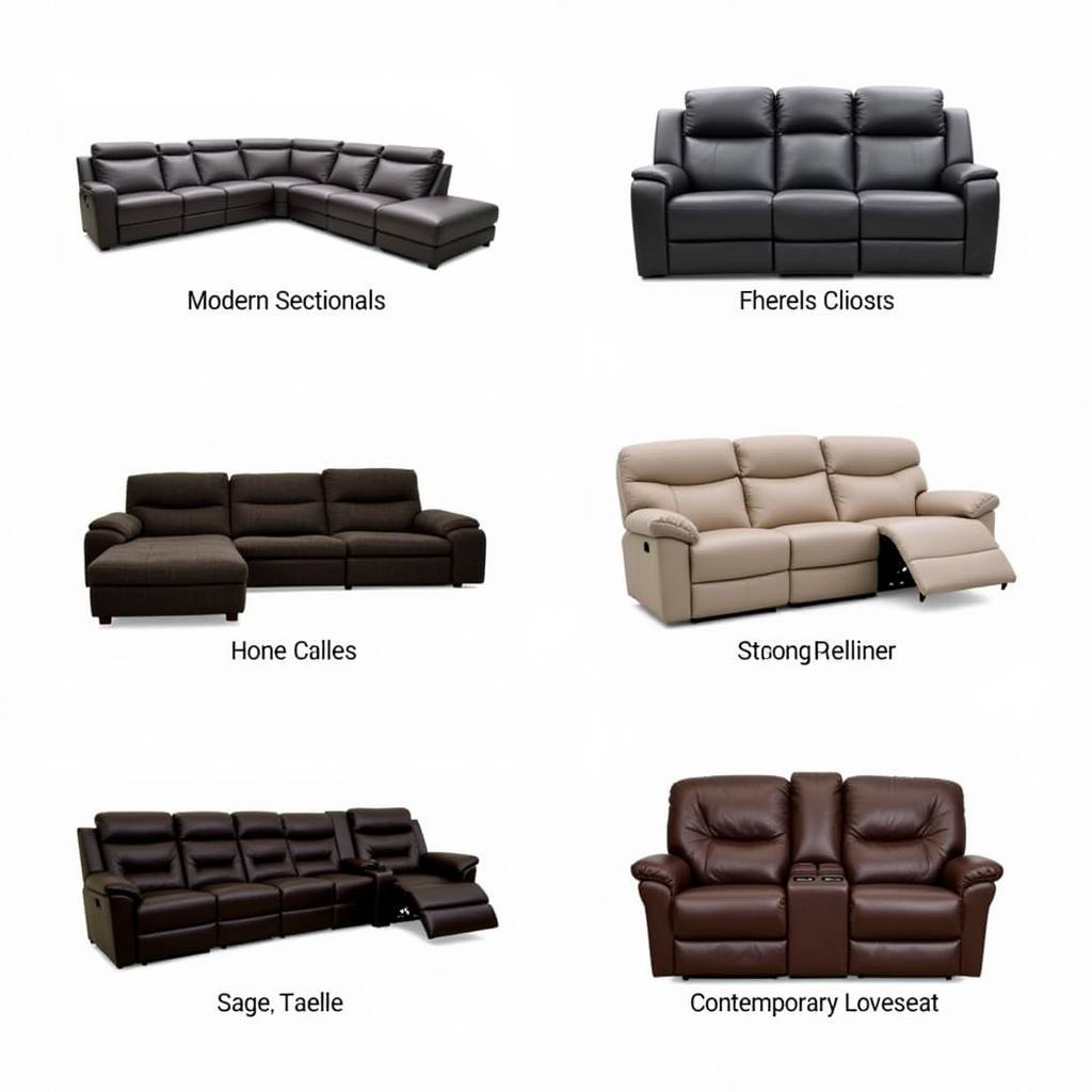 Different Styles of Movie Theater Sofas