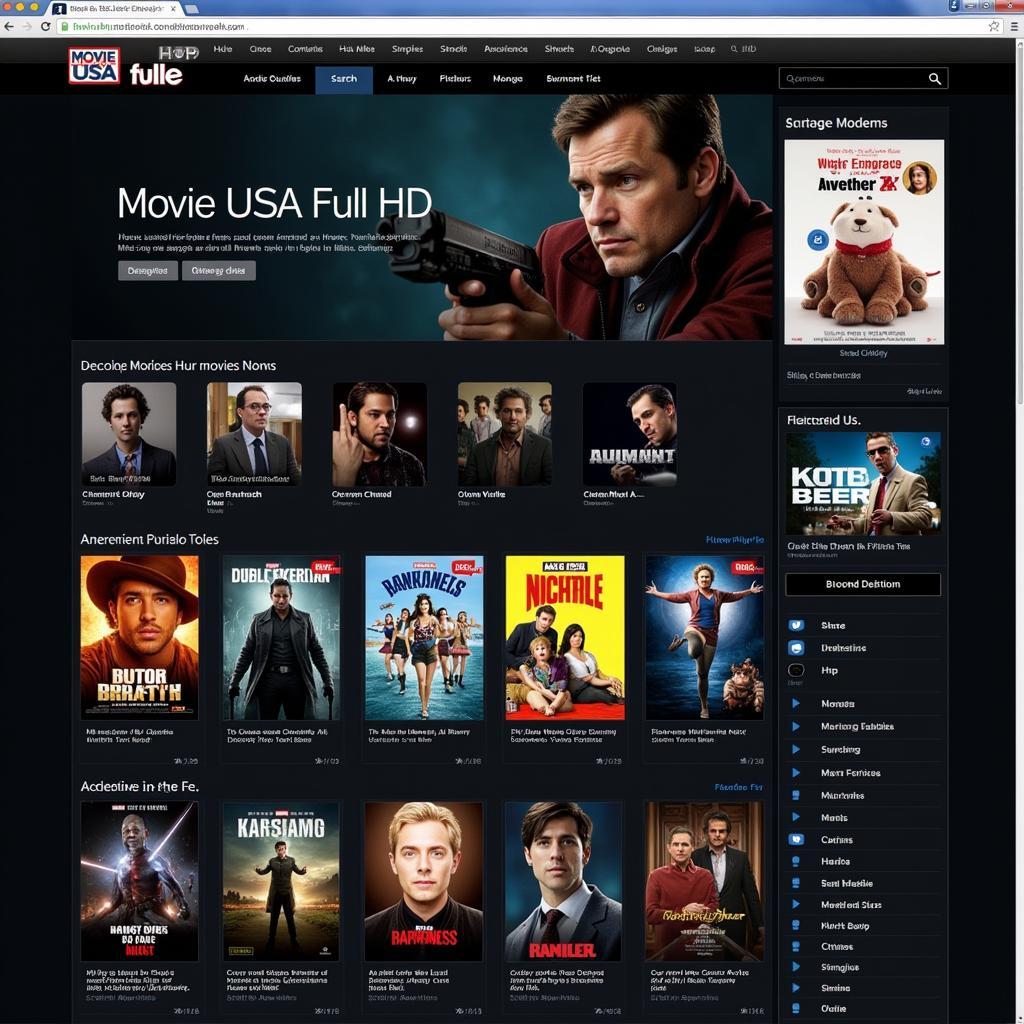 Movie USA Full HD User Interface