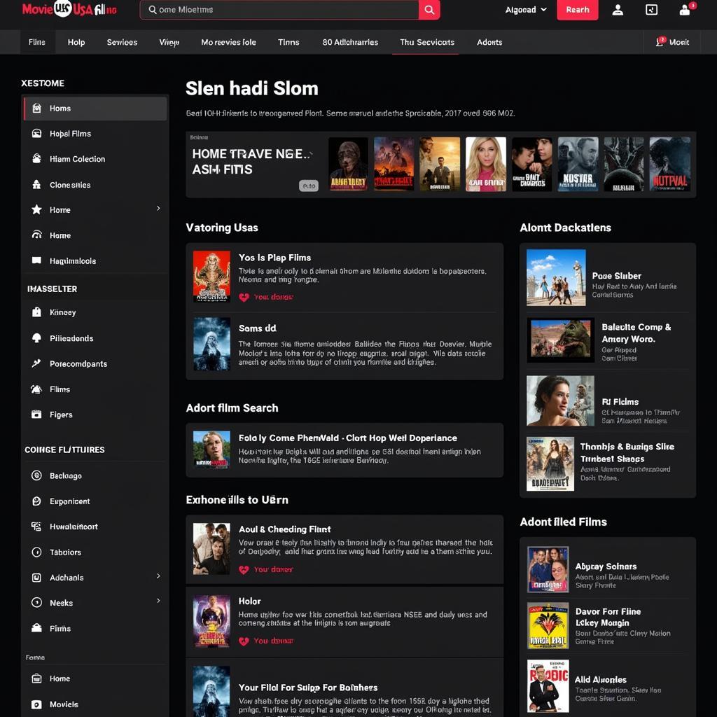 Movie USA Full HD User Interface