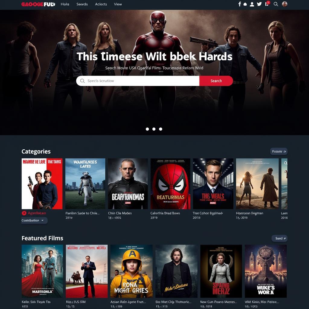 User-friendly interface of Movie USA Full HD