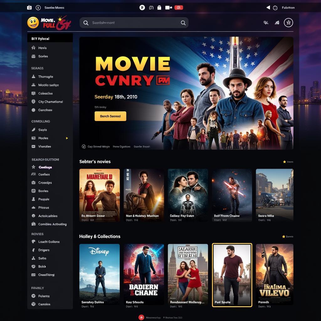 Movie USA Full HD Interface