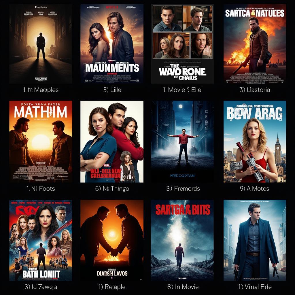 Diverse Movie Selection on Movie USA Full HD