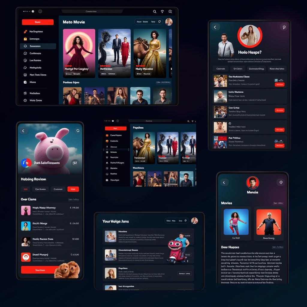 Movie USA Full HD Platform Interface and Features