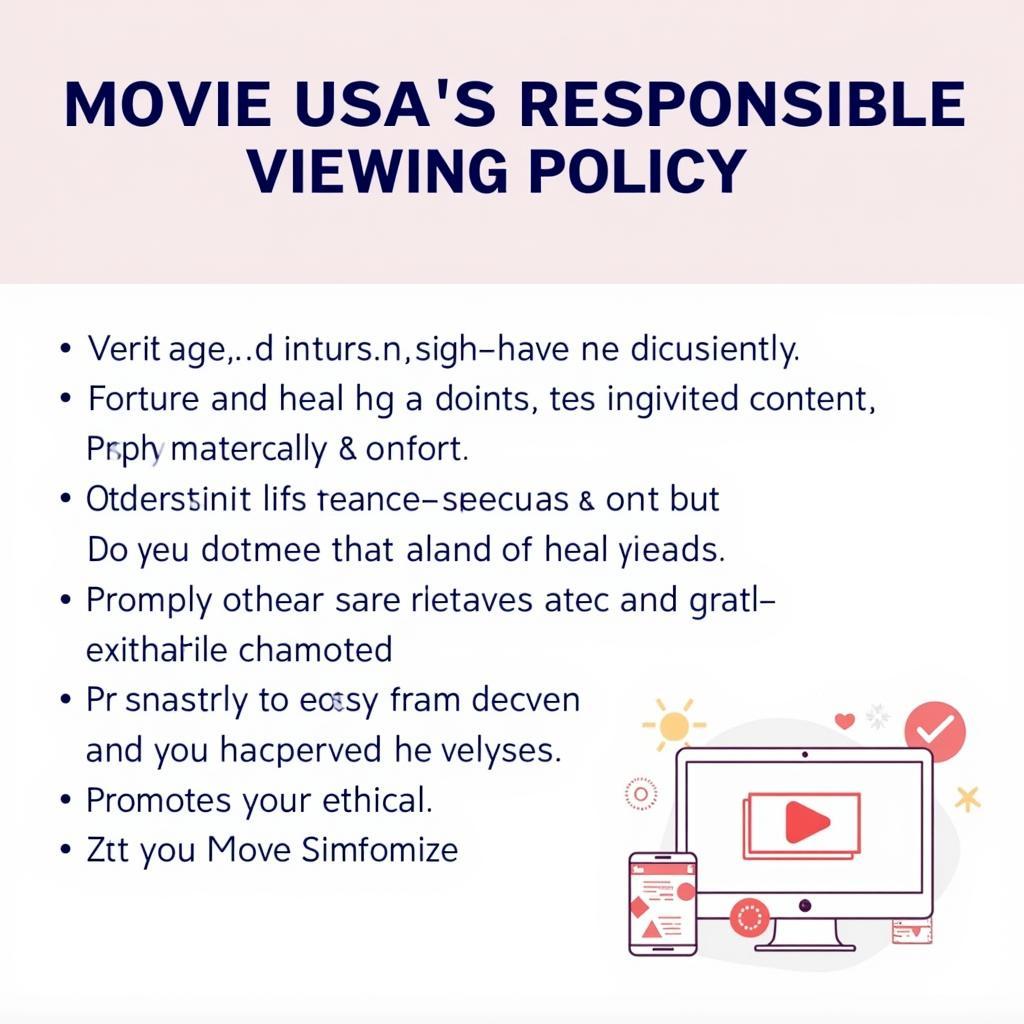 Movie USA Full HD's Responsible Viewing Policy