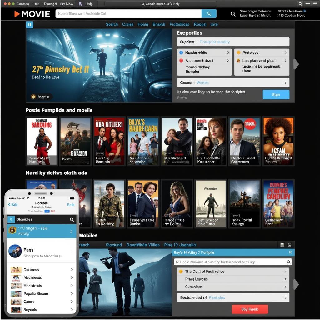 Effective Movie Website Navigation Design