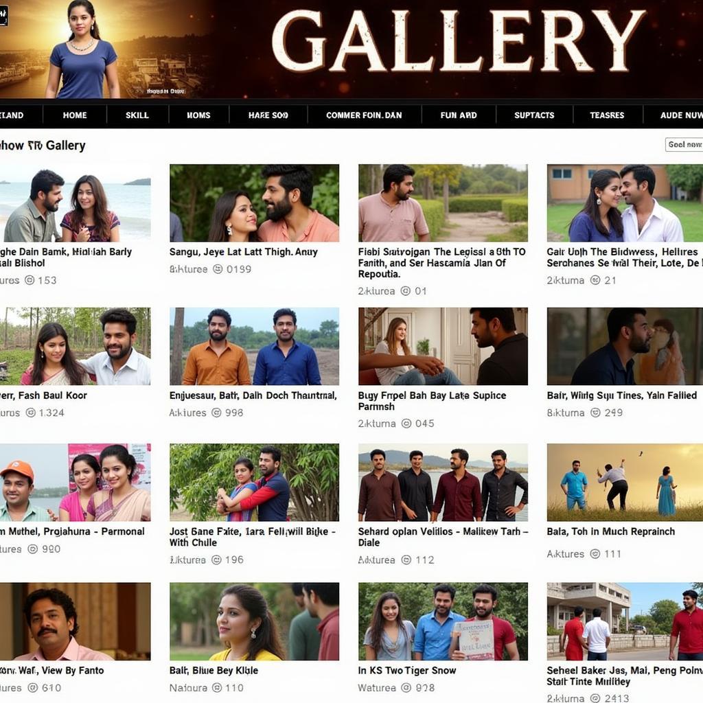 Gallery of high-quality images from an official Kutty movie website