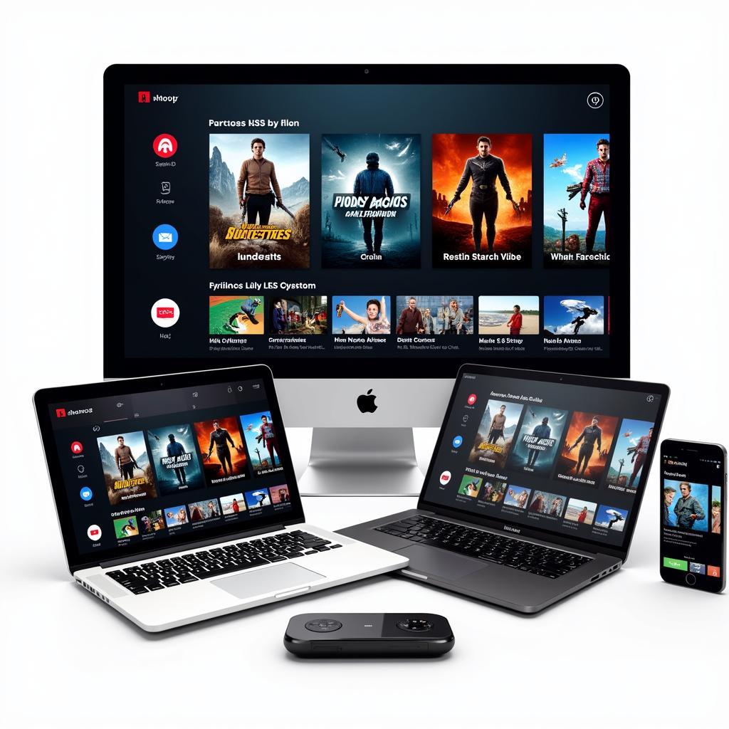 Online Movie Streaming Platforms on Various Devices