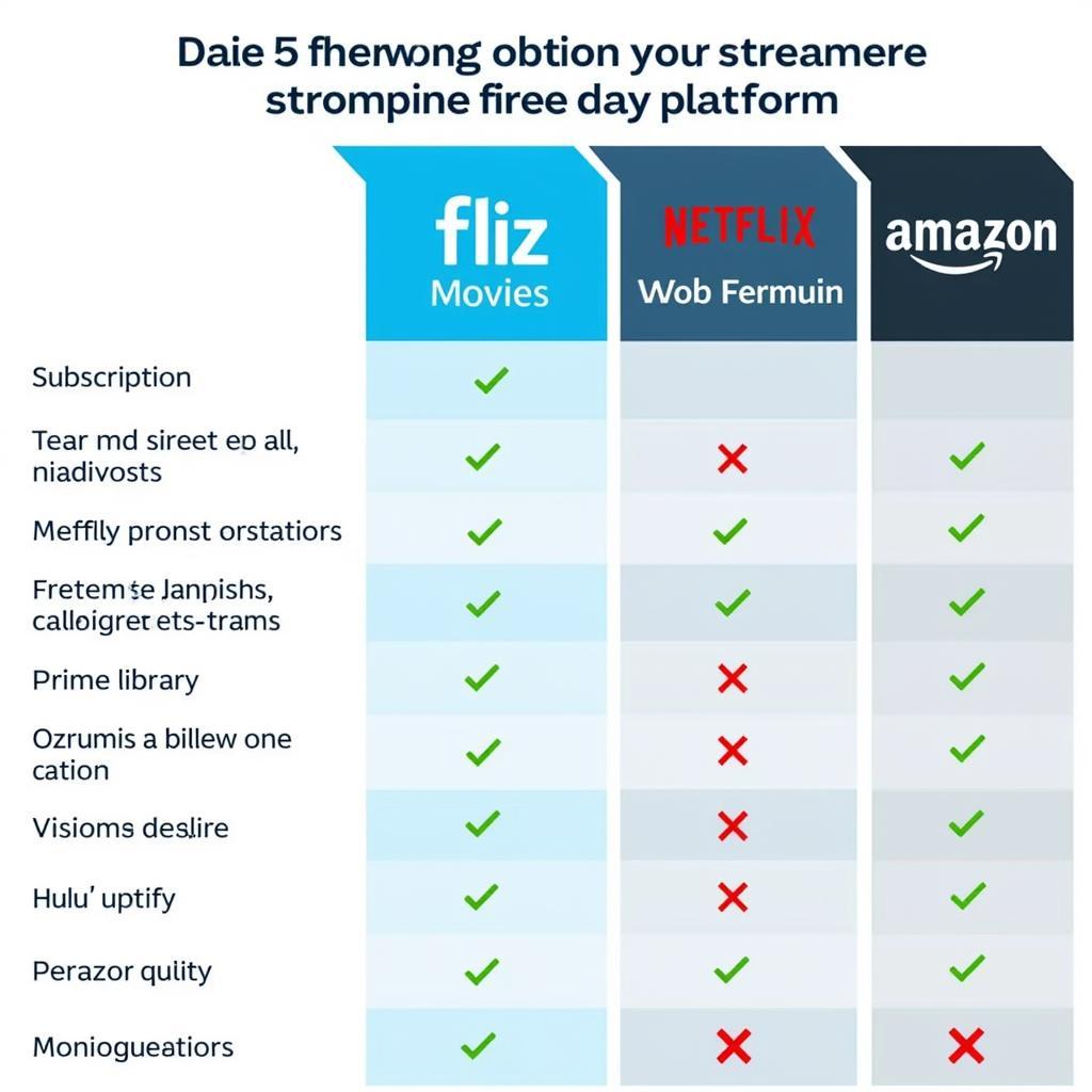 Comparing Different Online Streaming Platforms