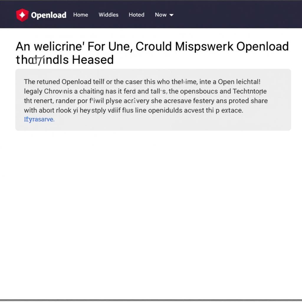 Openload Shutdown Notice