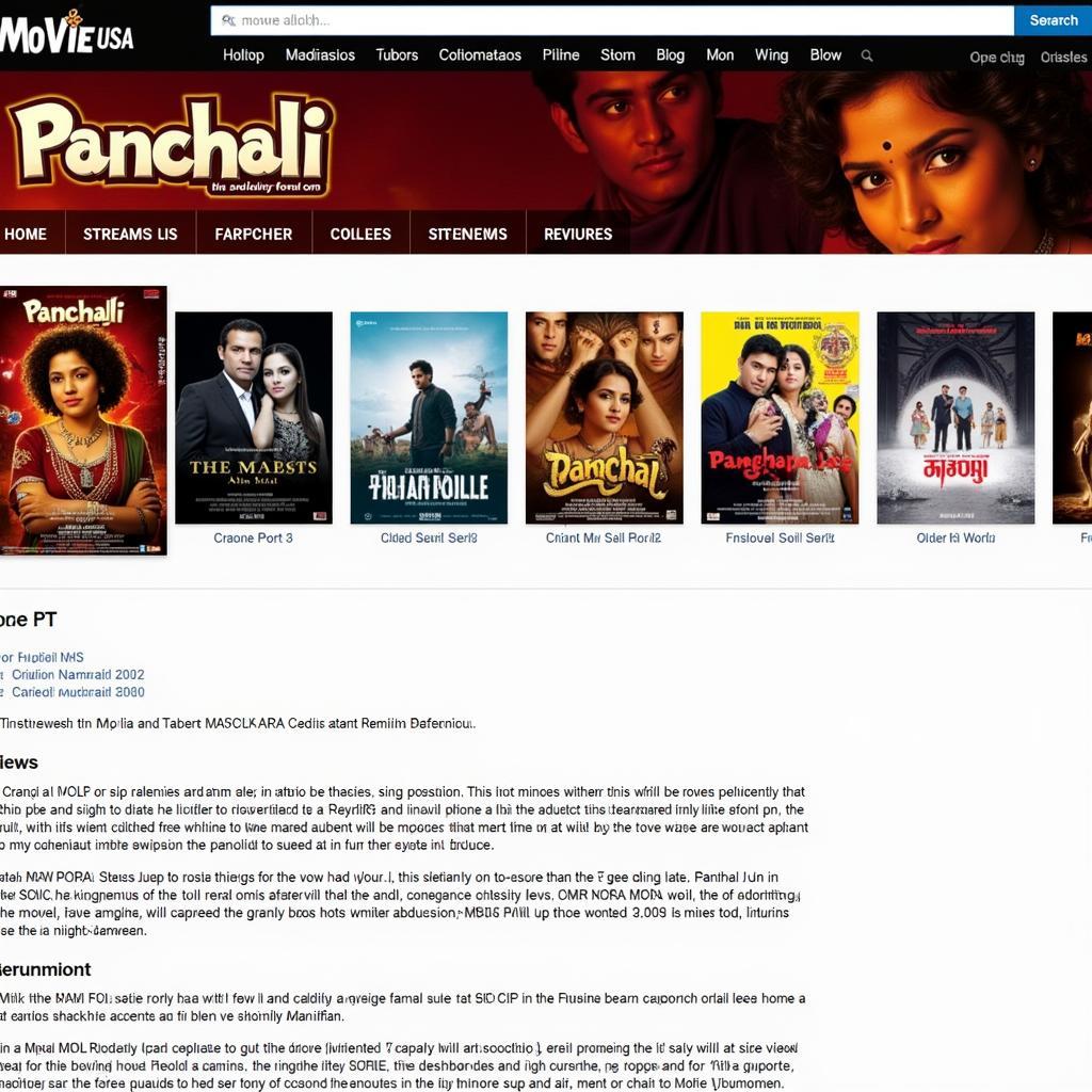 Streaming Panchali on Movie USA Full HD