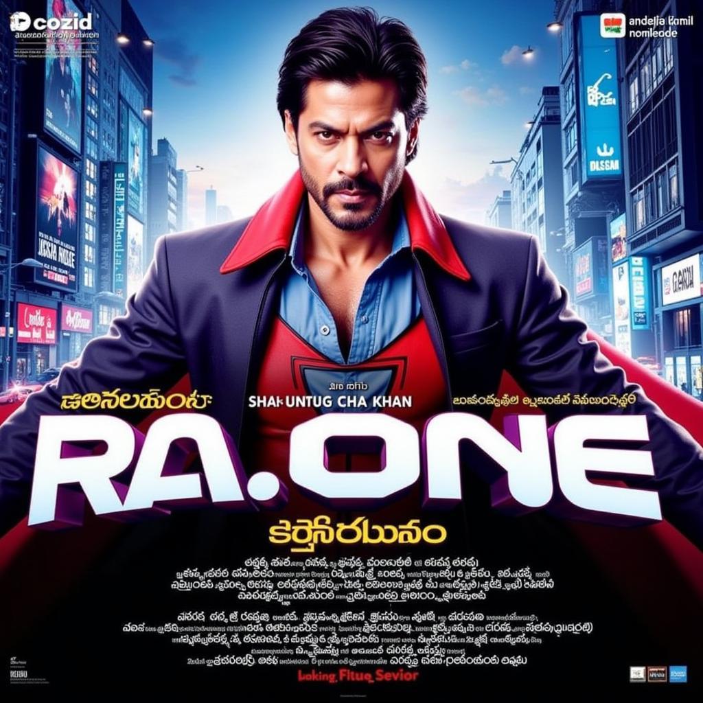 Ra One Telugu Movie Poster