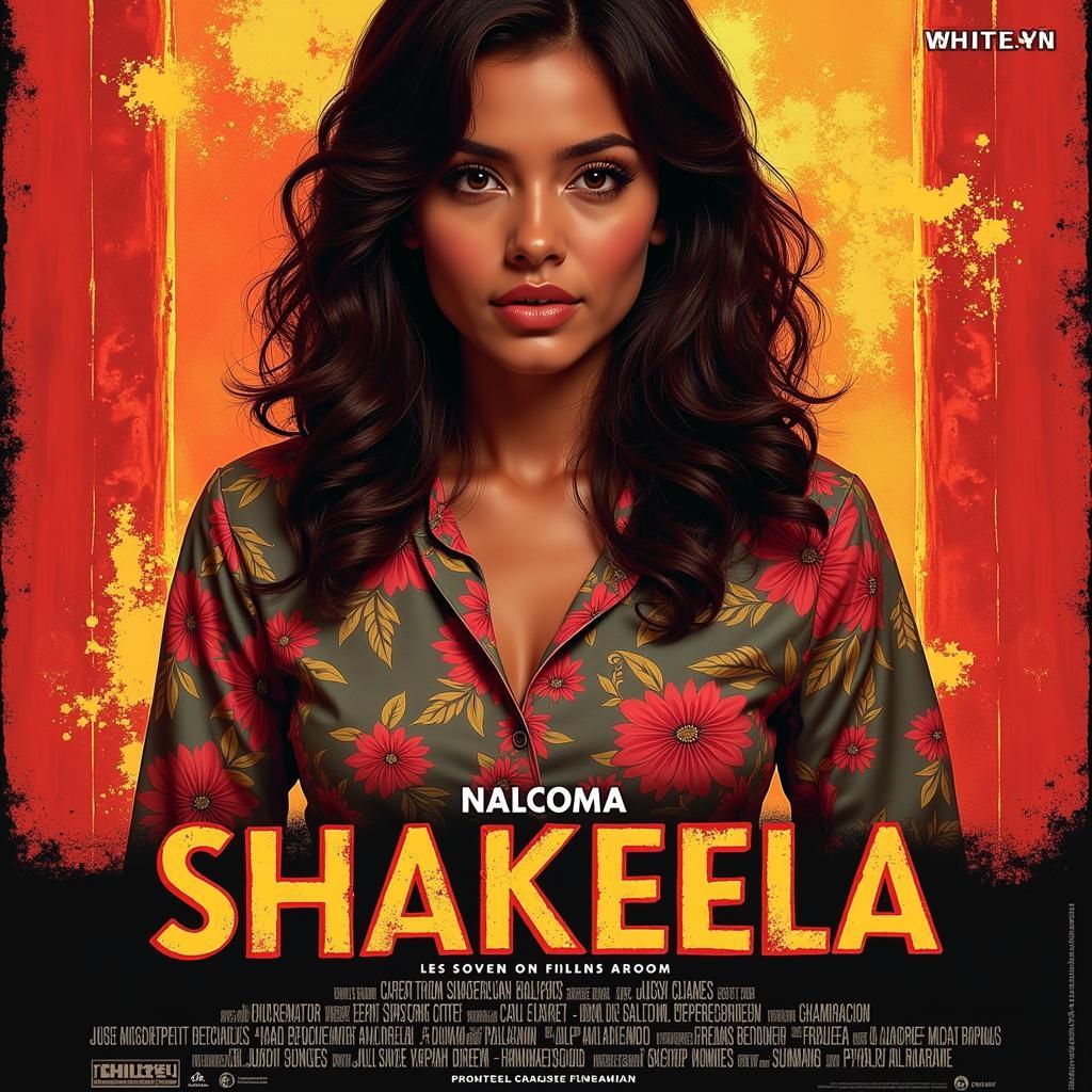 Poster of a controversial Shakeela film