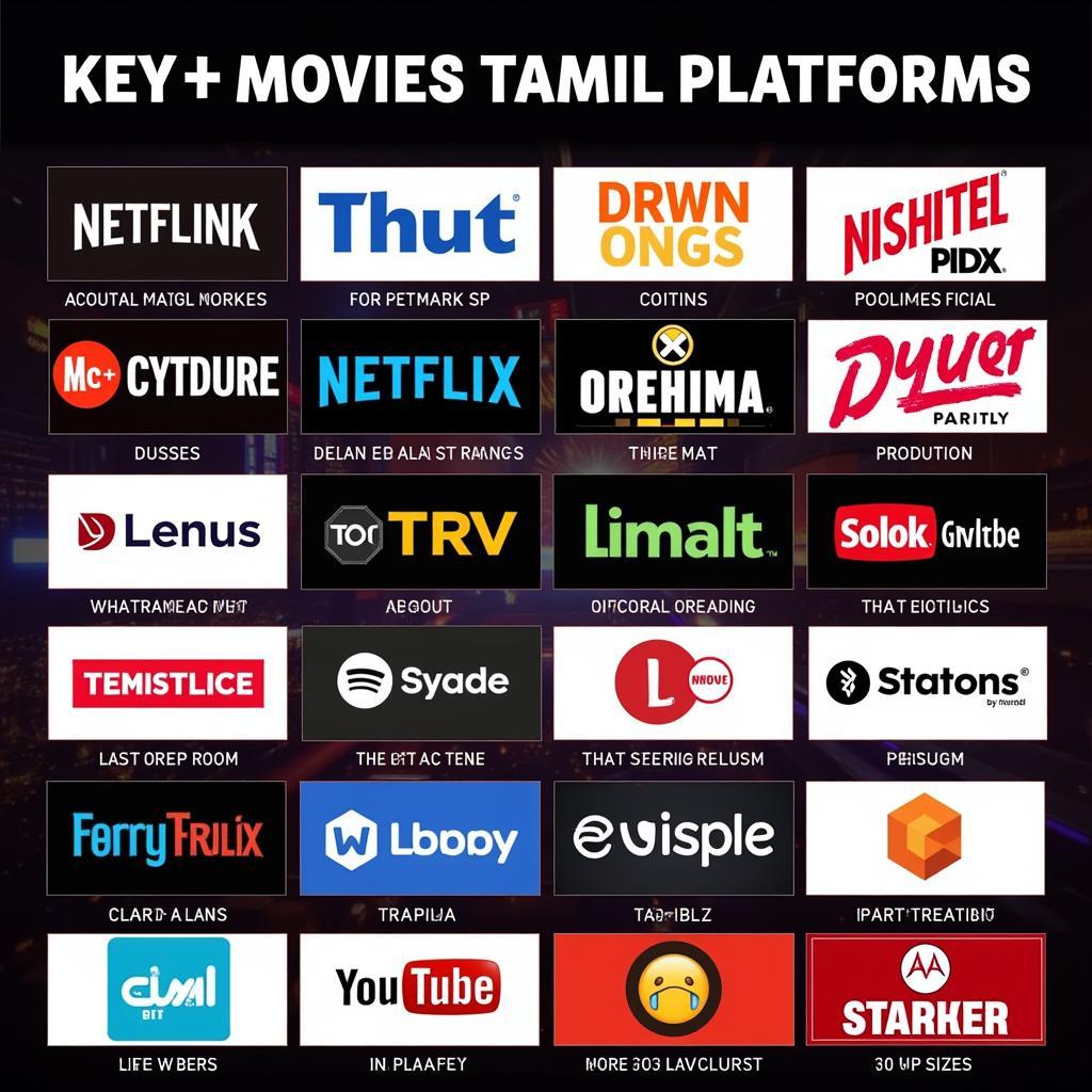 Tamil Movie Streaming Platforms