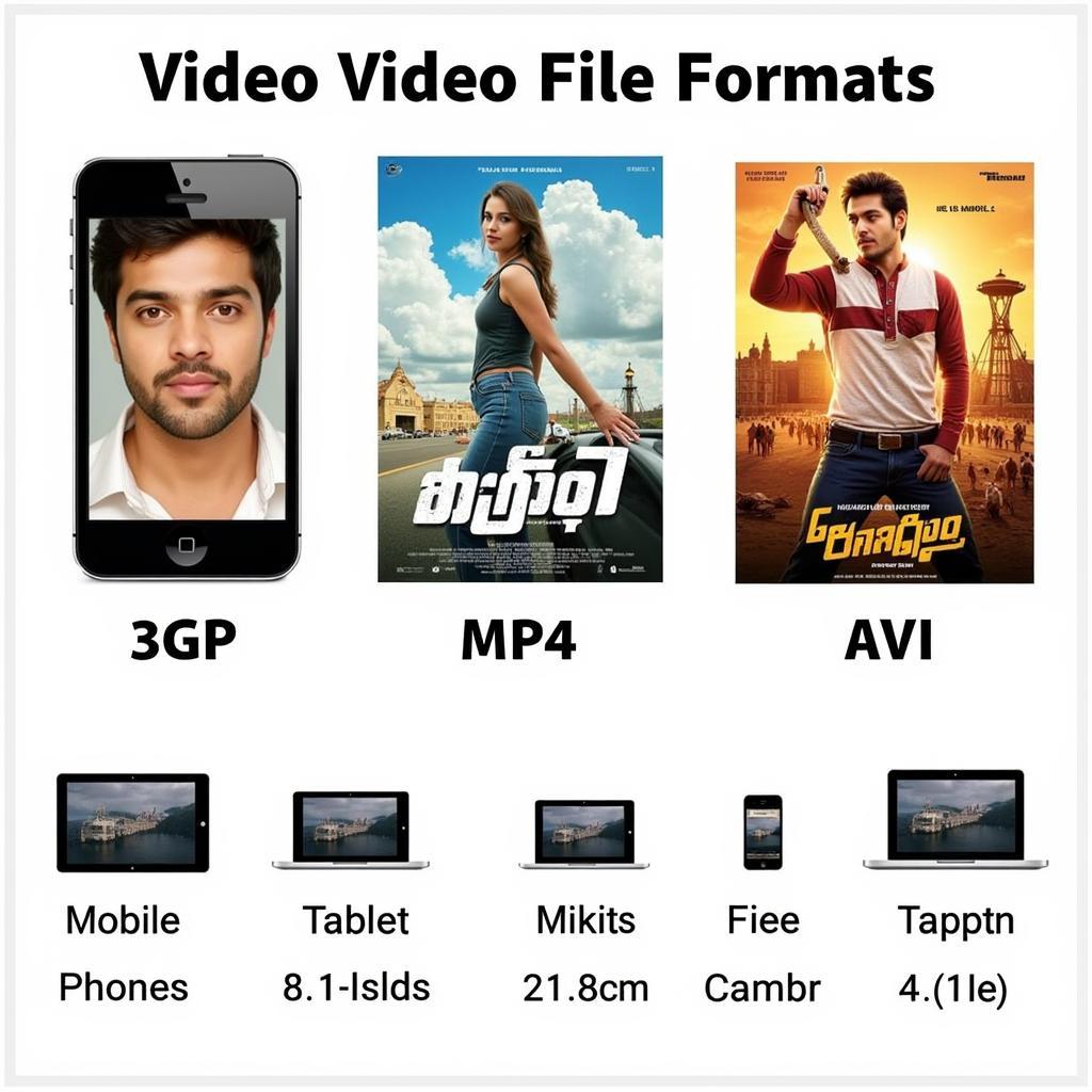 Telugu Movie Formats: 3GP, MP4, AVI