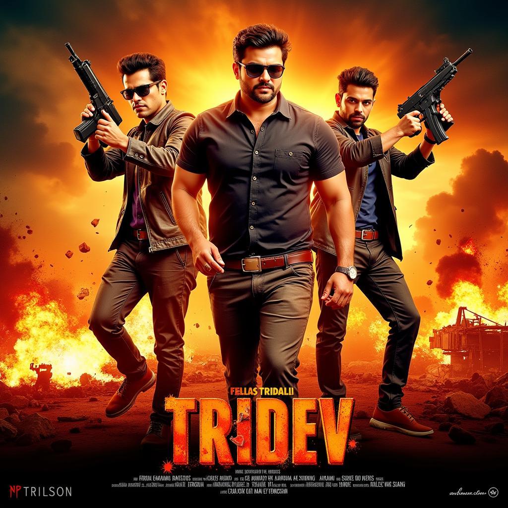 Tridev 1989 Movie Poster