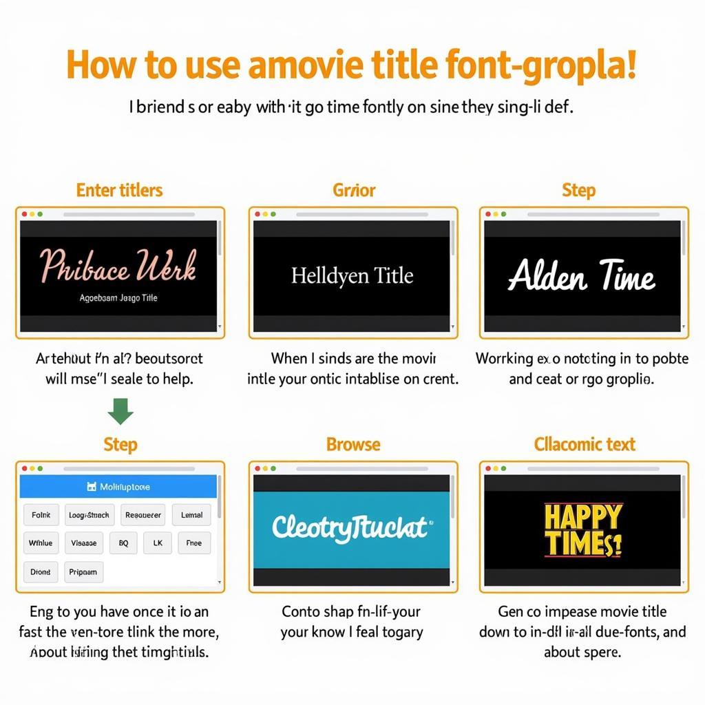 Using a Movie Title Font Generator