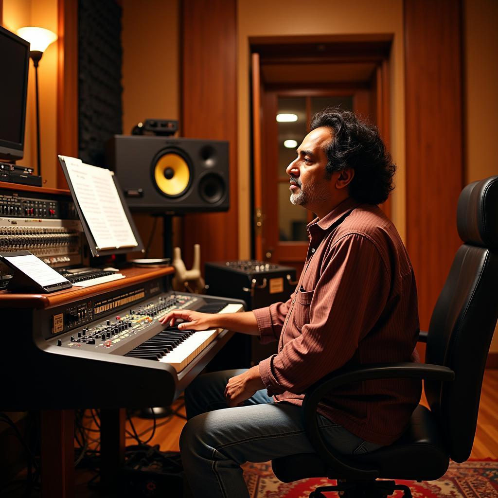 A.R. Rahman Composing Music