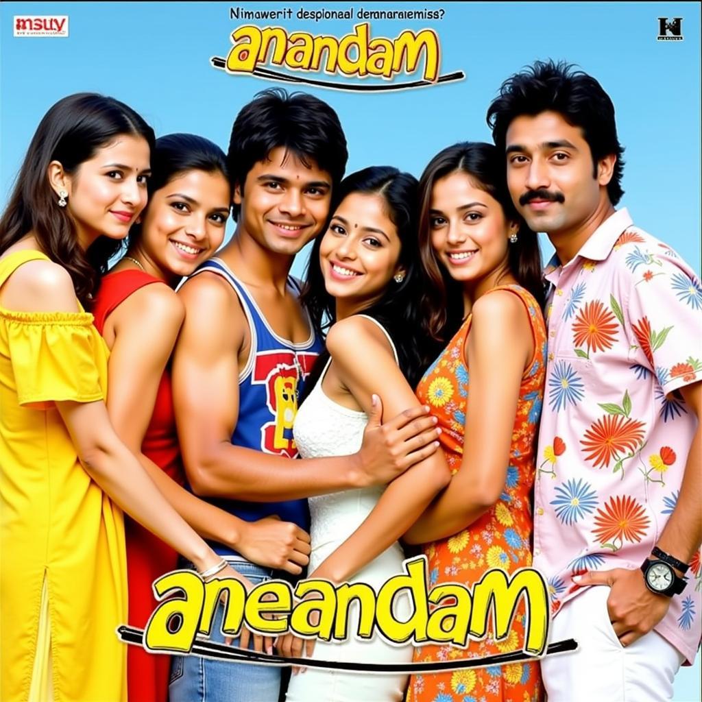 Anandam (2001) Telugu Movie Poster