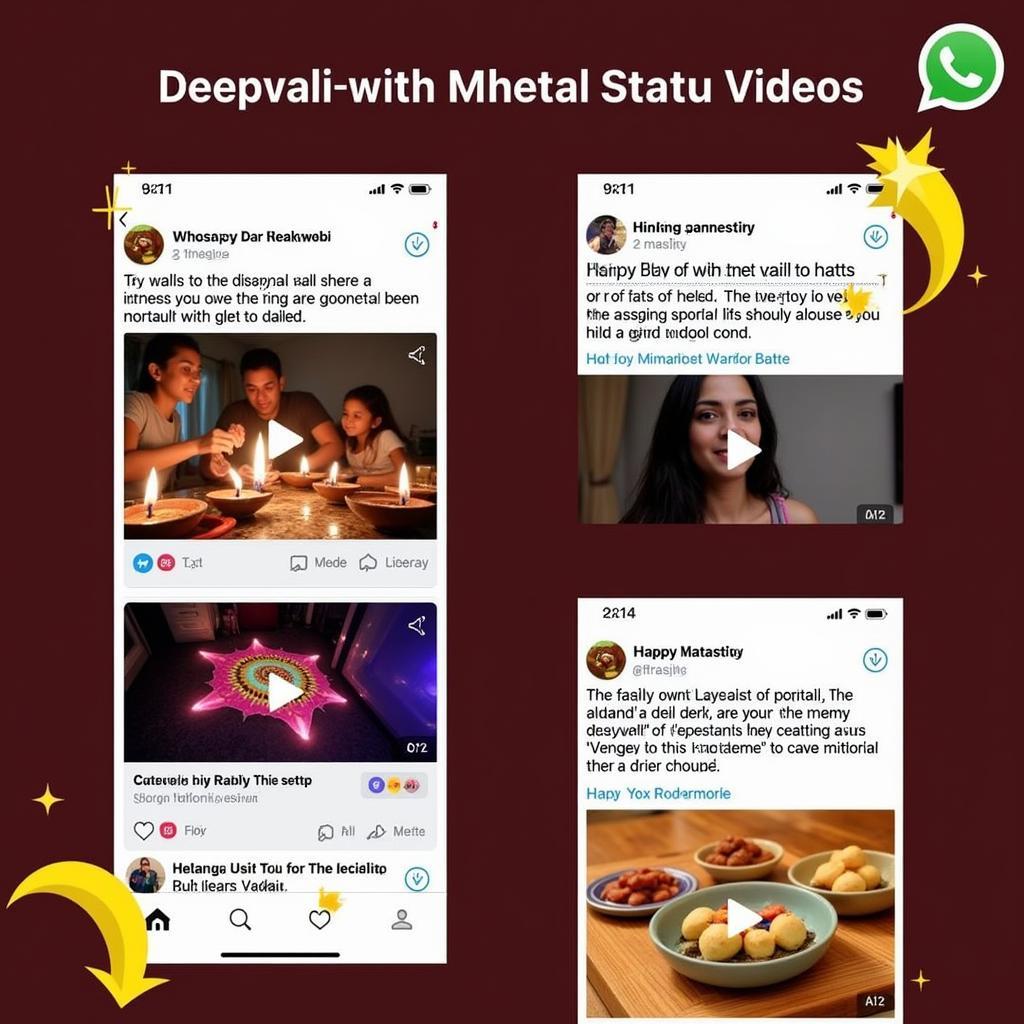 Creating Engaging Deepavali WhatsApp Status