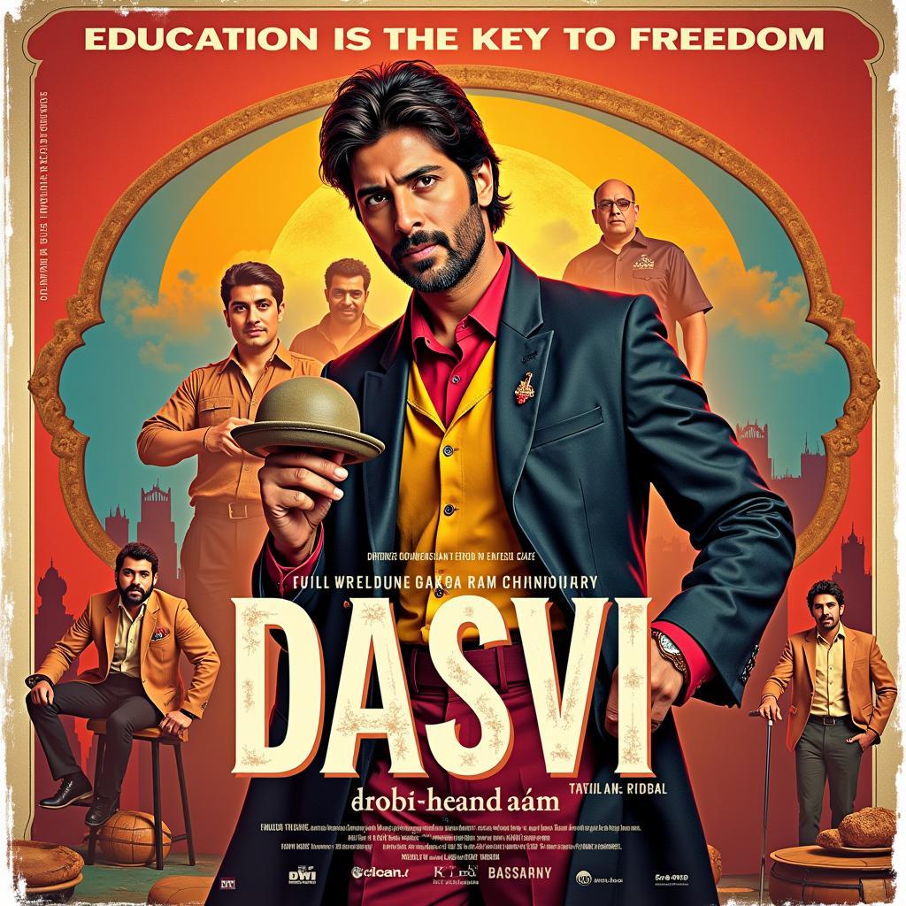 Dasvi Movie Poster - Abhishek Bachchan as Ganga Ram Chaudhary